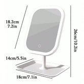 Square Base LED Makeup Mirror